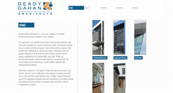 Desktop Screenshot of dgarchitects.ie