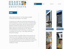 Tablet Screenshot of dgarchitects.ie